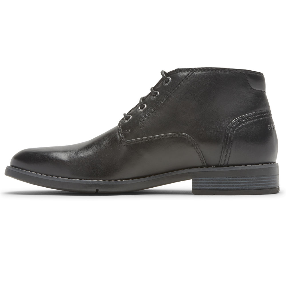 Botas Rockport Homem Pretas - Colden Chukka - 50326ZCSN